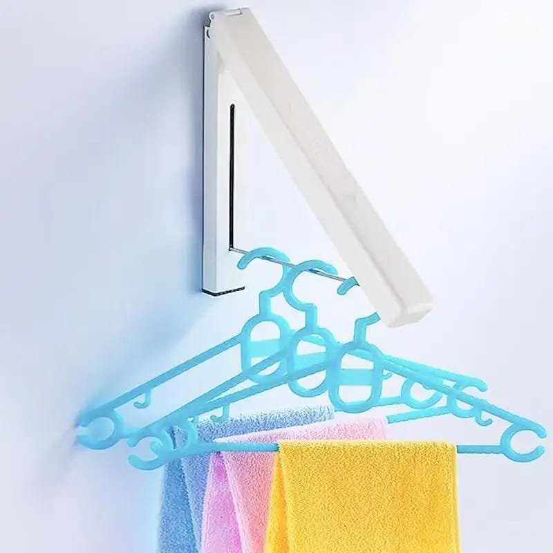 Hidden Folding Hanger Space-Saving Storage Solution