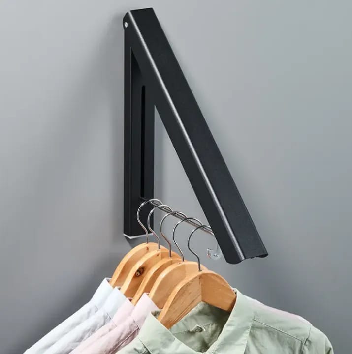 Hidden Folding Hanger Space-Saving Storage Solution