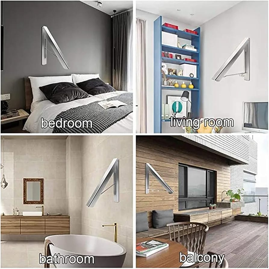 Hidden Folding Hanger Space-Saving Storage Solution