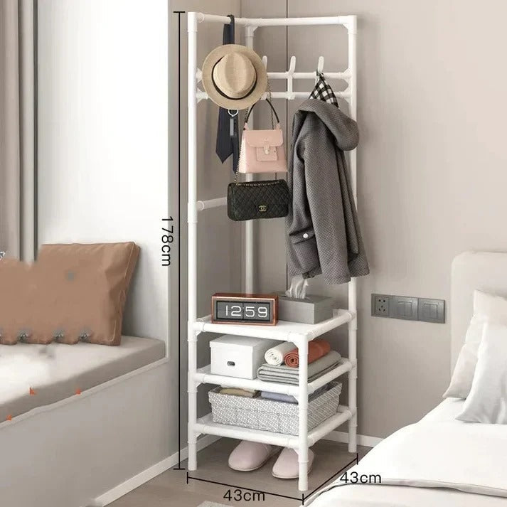 Coat Rack with Corner Design
