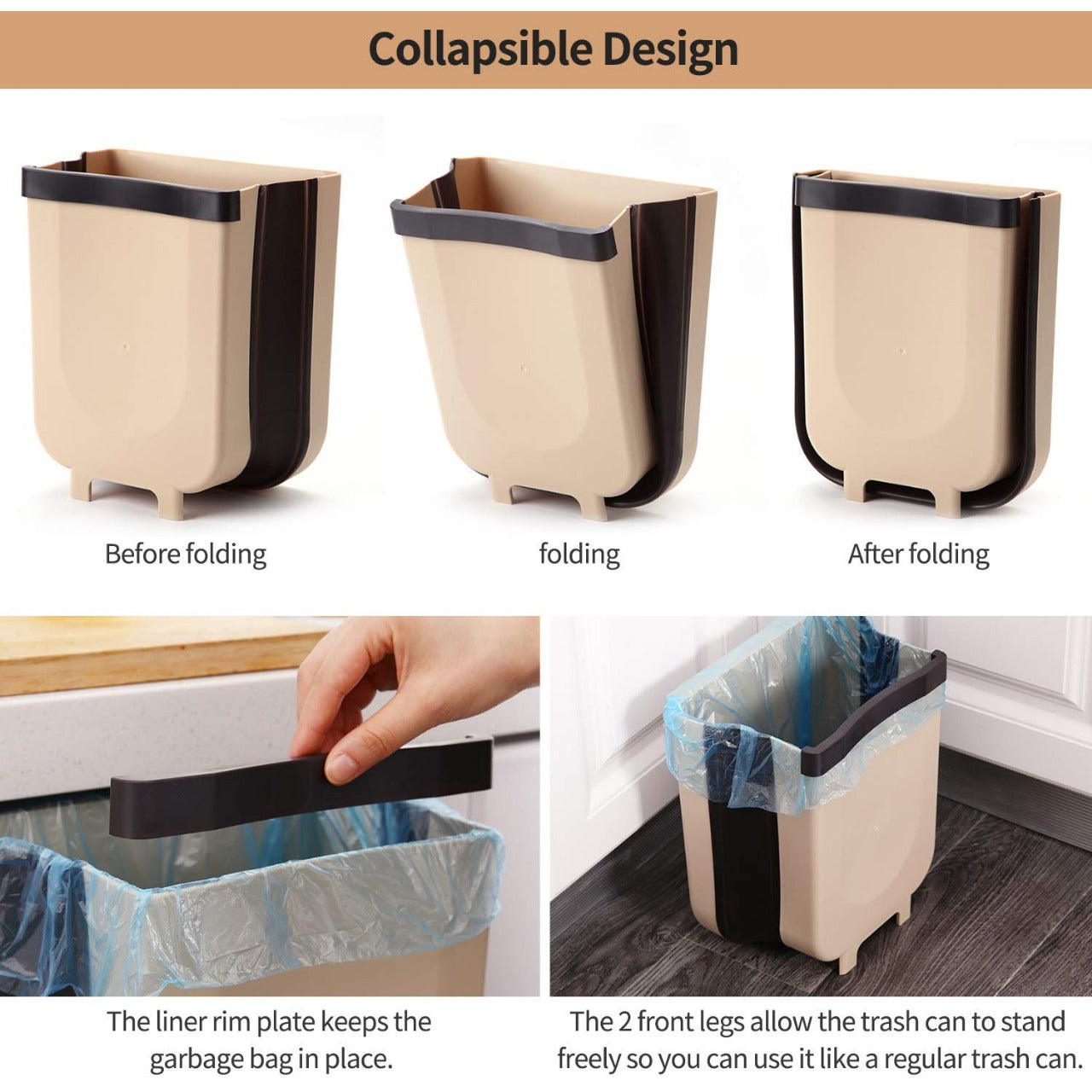 Foldable Trashbin 9L Capacity