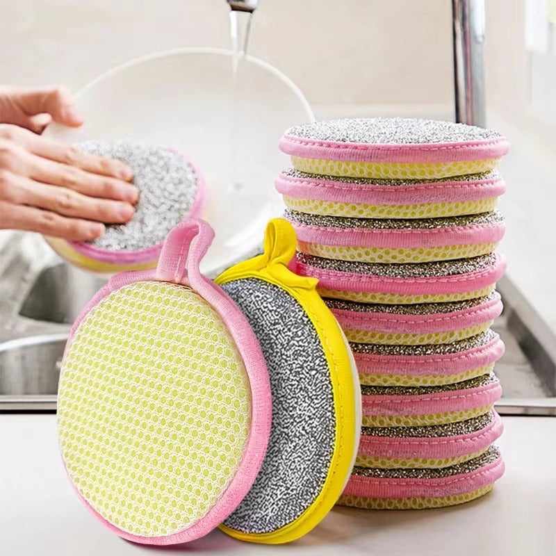 Double Side Dishwashing Sponge Pack Of 10