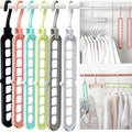 9 Hole Rotatable Hanger Space Saving Organizer
