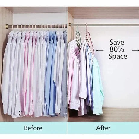 9 Hole Rotatable Hanger Space Saving Organizer