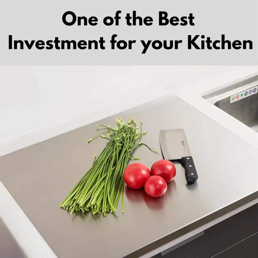 Stainless Steel Cutting Board - Size 30x42cm