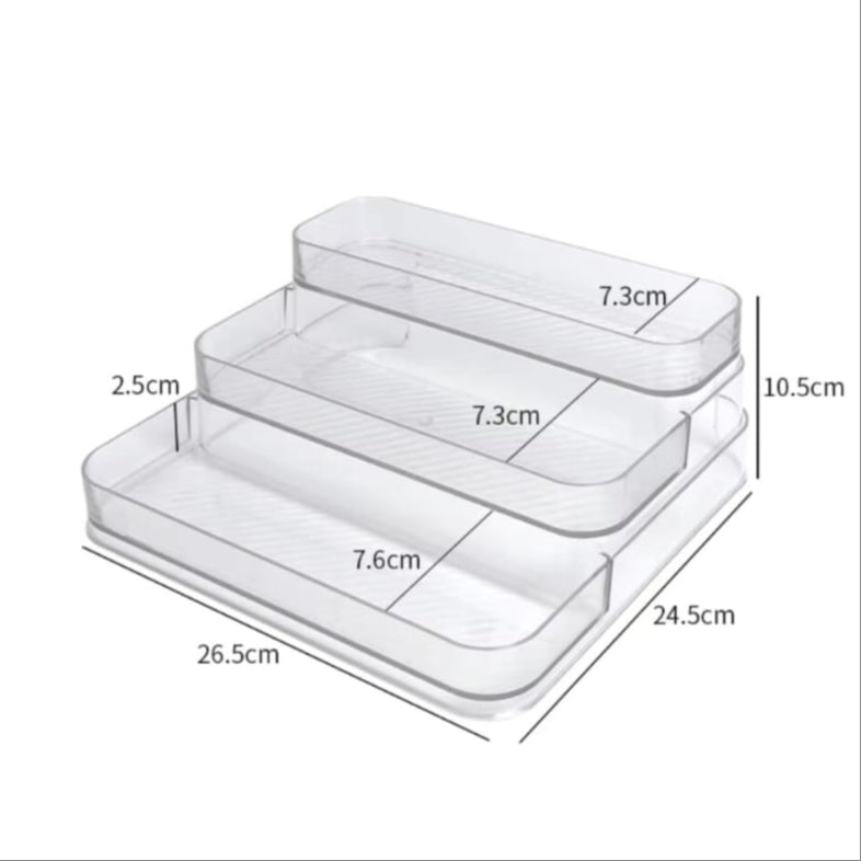 3-Tier Acrylic Desktop Perfume Organizer