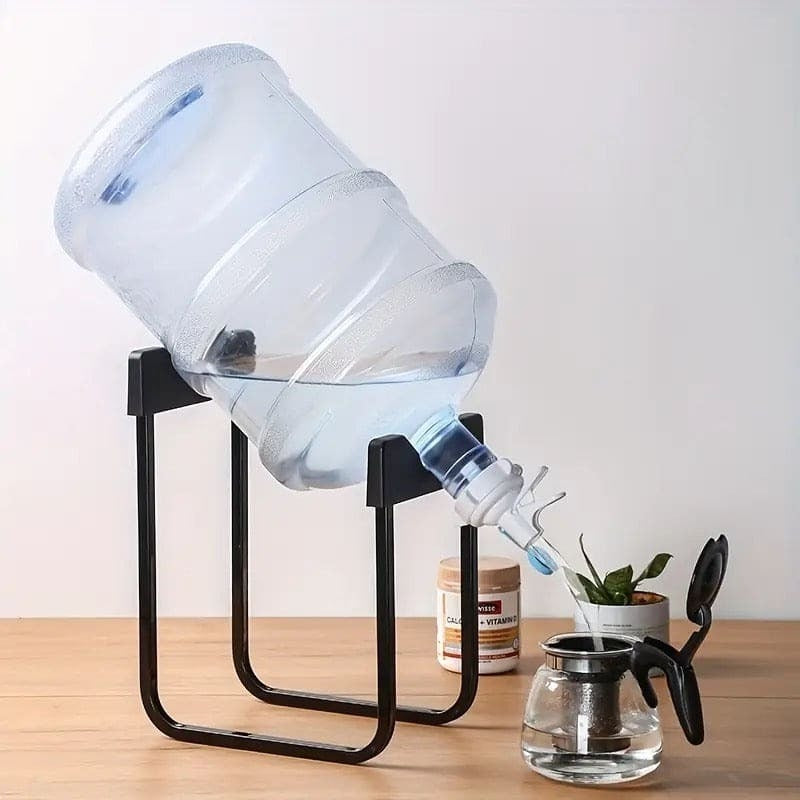 METAL STAND 19L WATER BOTTLE WITH WATER TAP WITH NOZZLE