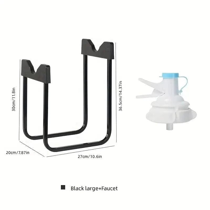 METAL STAND 19L WATER BOTTLE WITH WATER TAP WITH NOZZLE