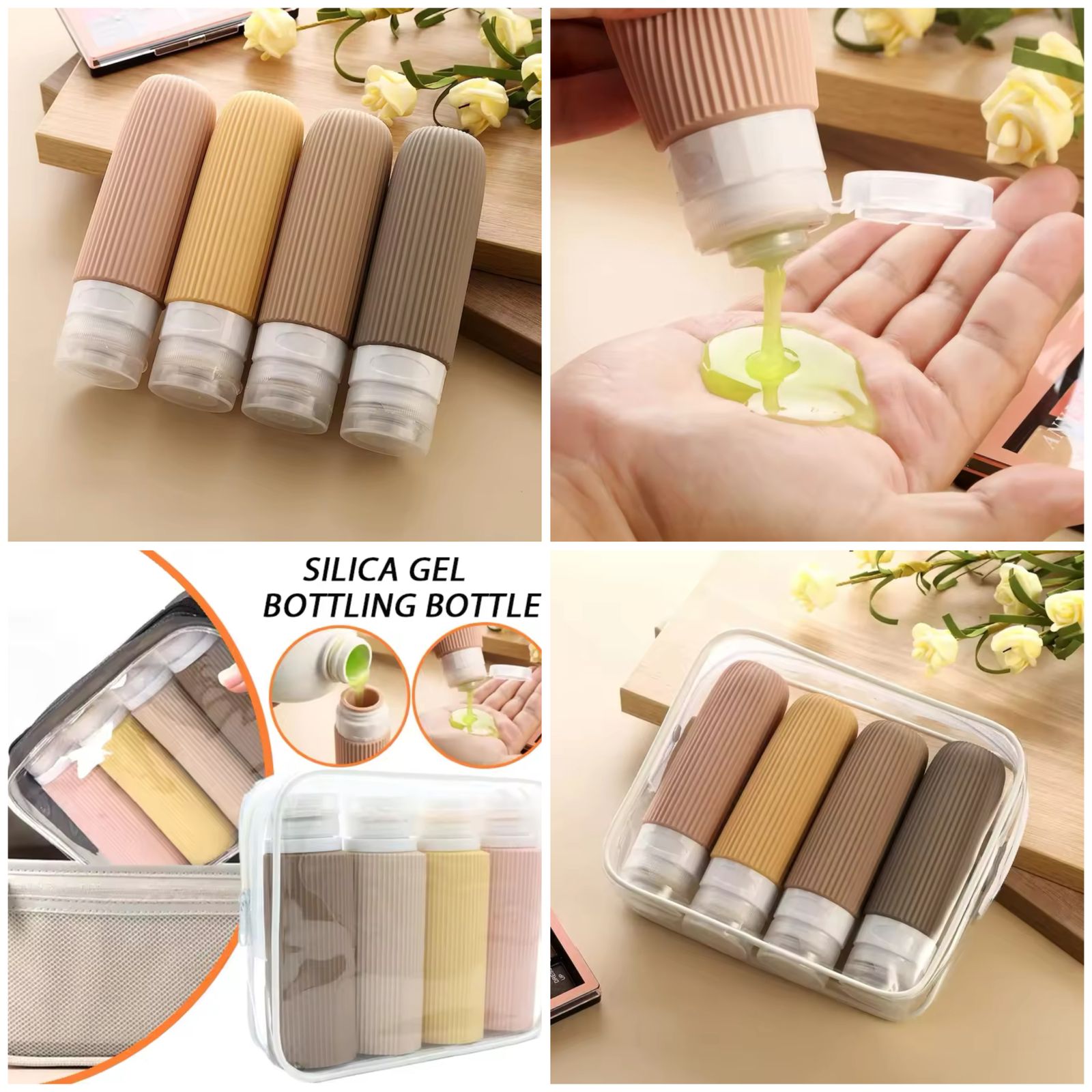 4Pcs Toiletry Pouch Set
