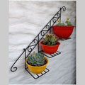 Staircase Floral Display Wall Basket Frame
