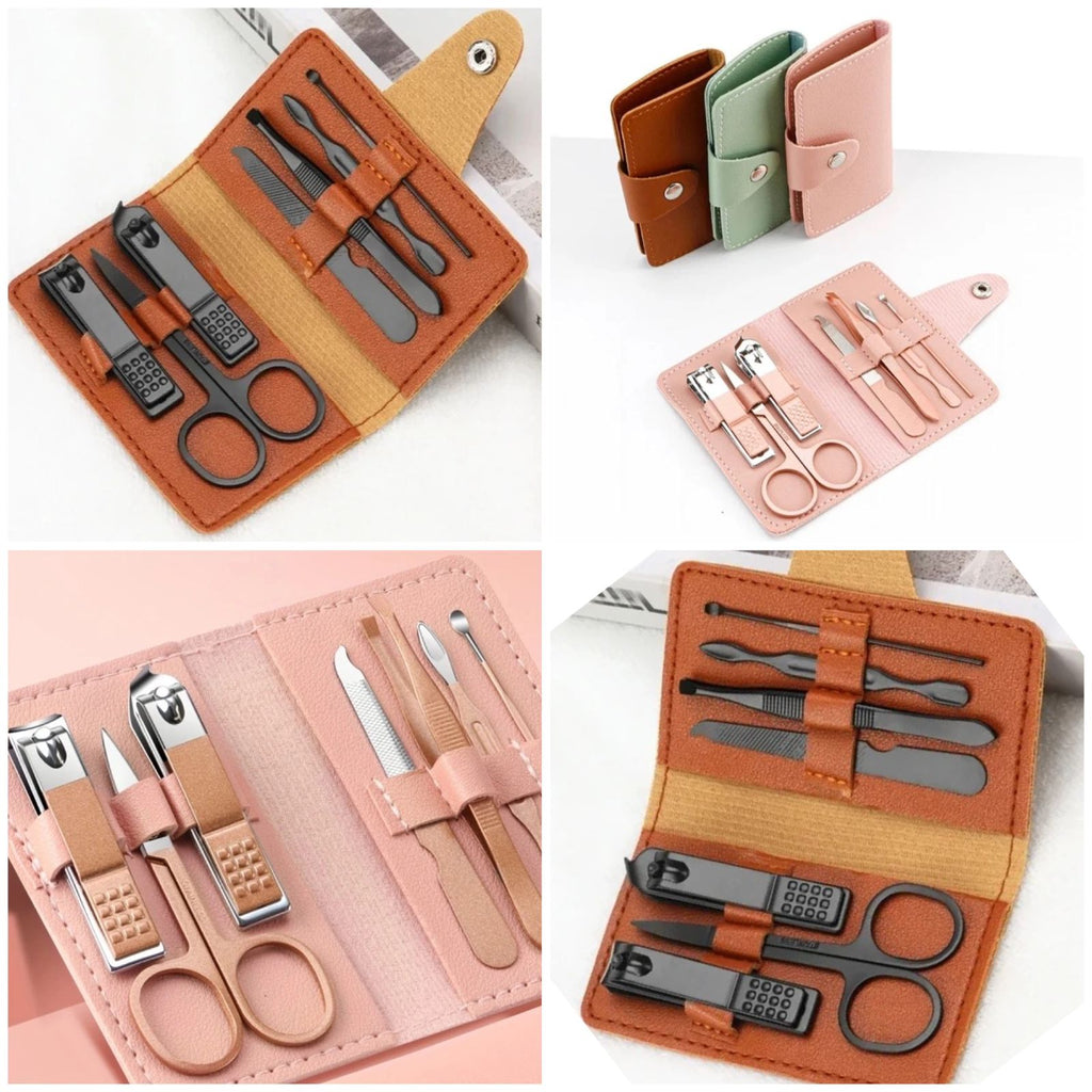 7in1 Nail Kit Leather Pouch