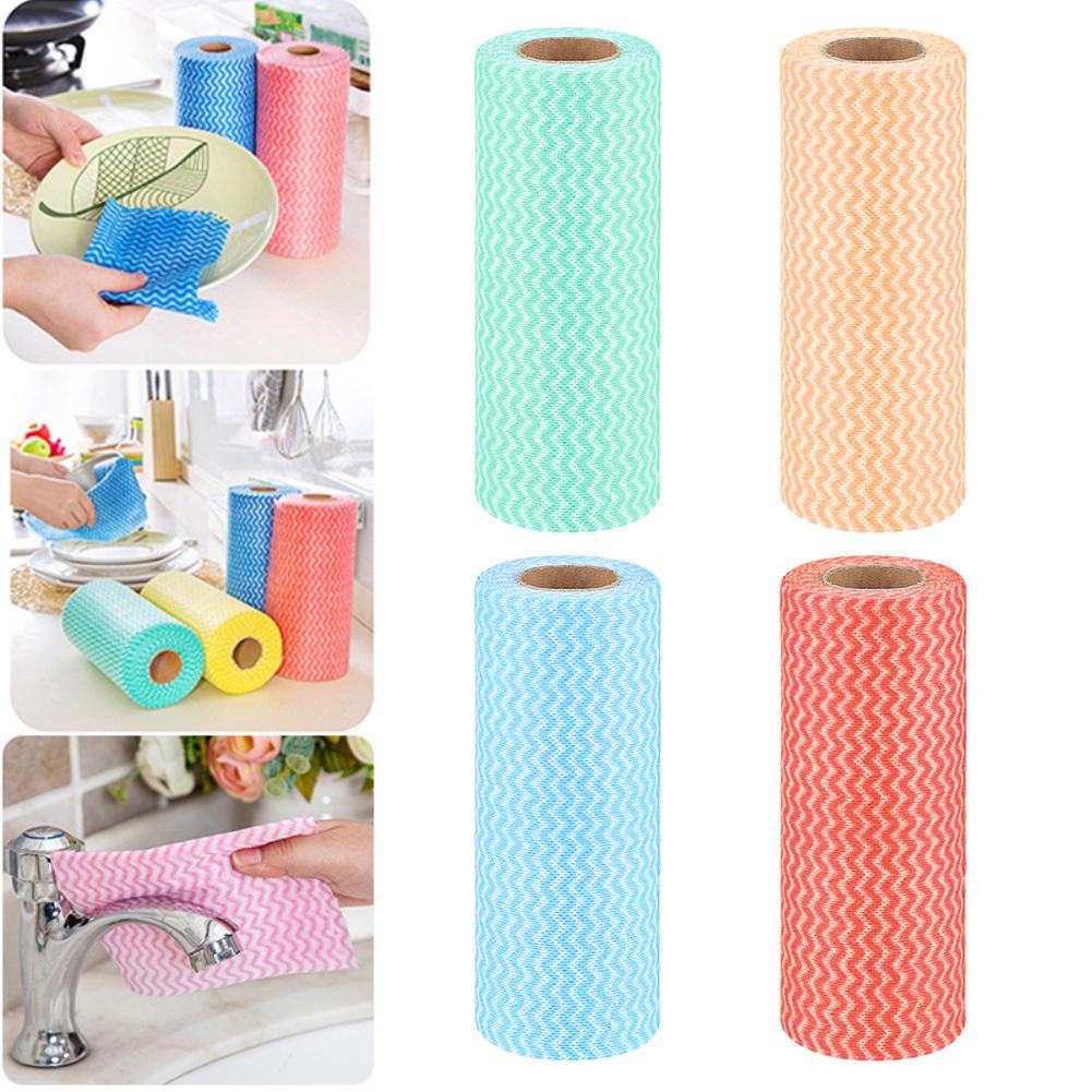 Reusable Cleaning Cloths Roll (50pcs)