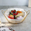 Metal Fruit Storage Basket, Snacks Storage And Organizer Plate