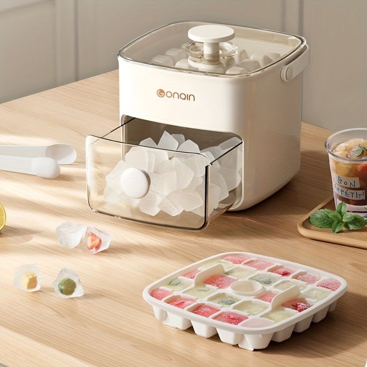 48 Grids Ice Cube Mold Easy Release Ice Maker