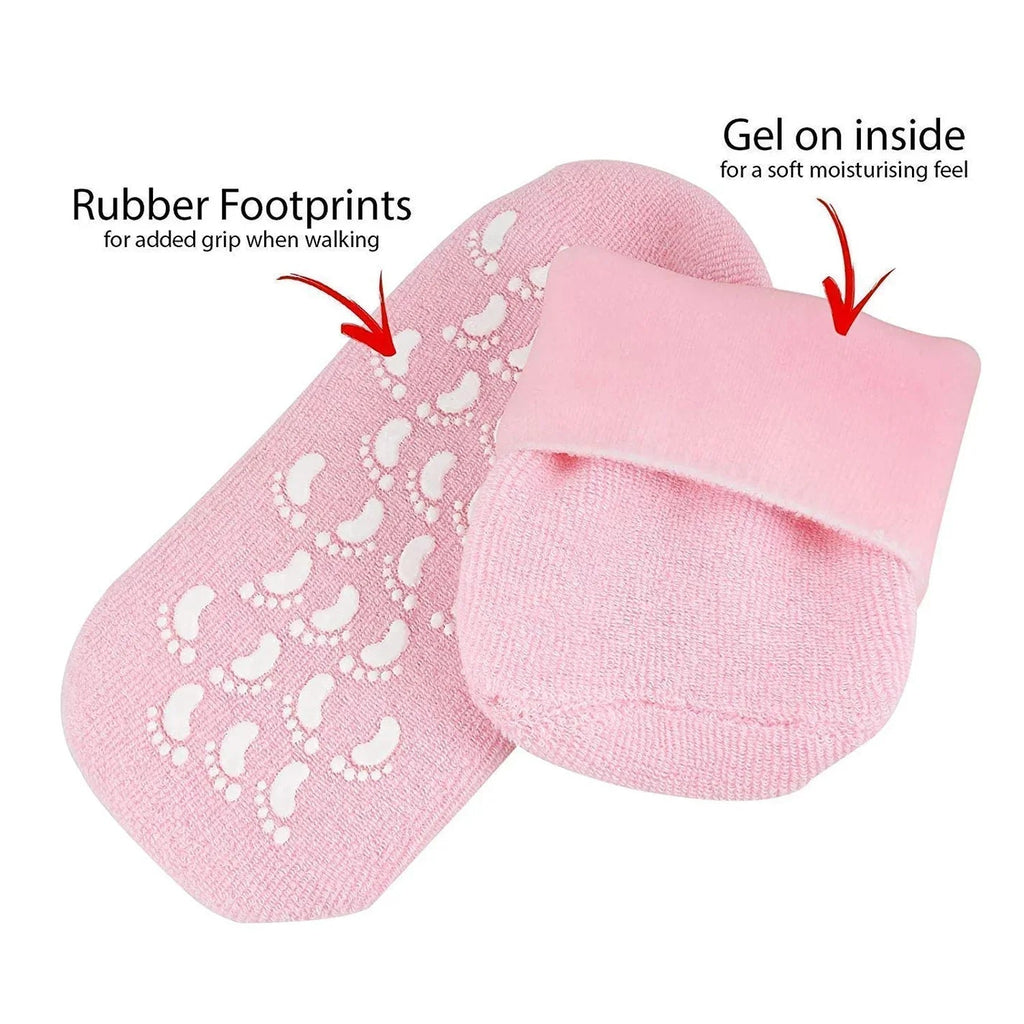 Silicone Moisturizing Gel Socks - Pair