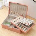 2Layer Leather Jewelry Organizer