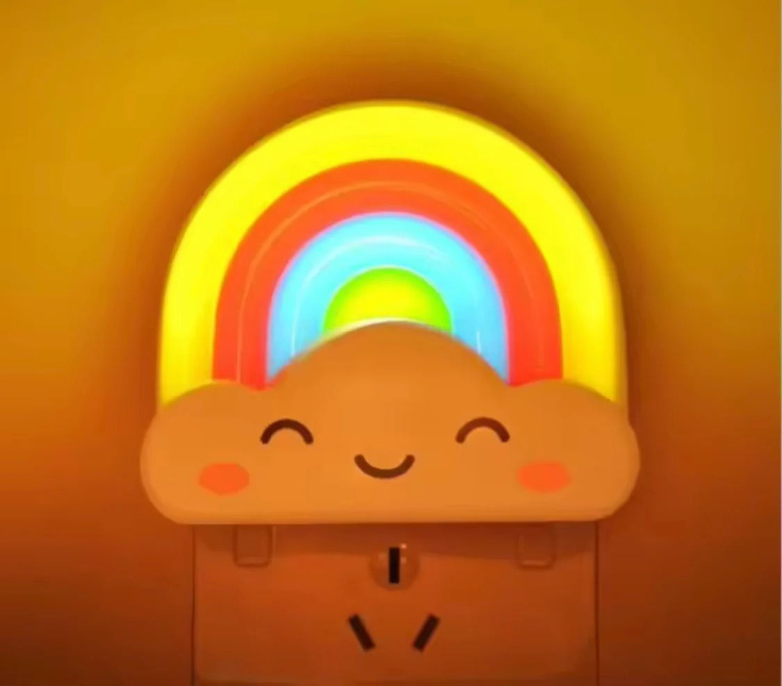Rainbow Cloud Kids Night Lamp
