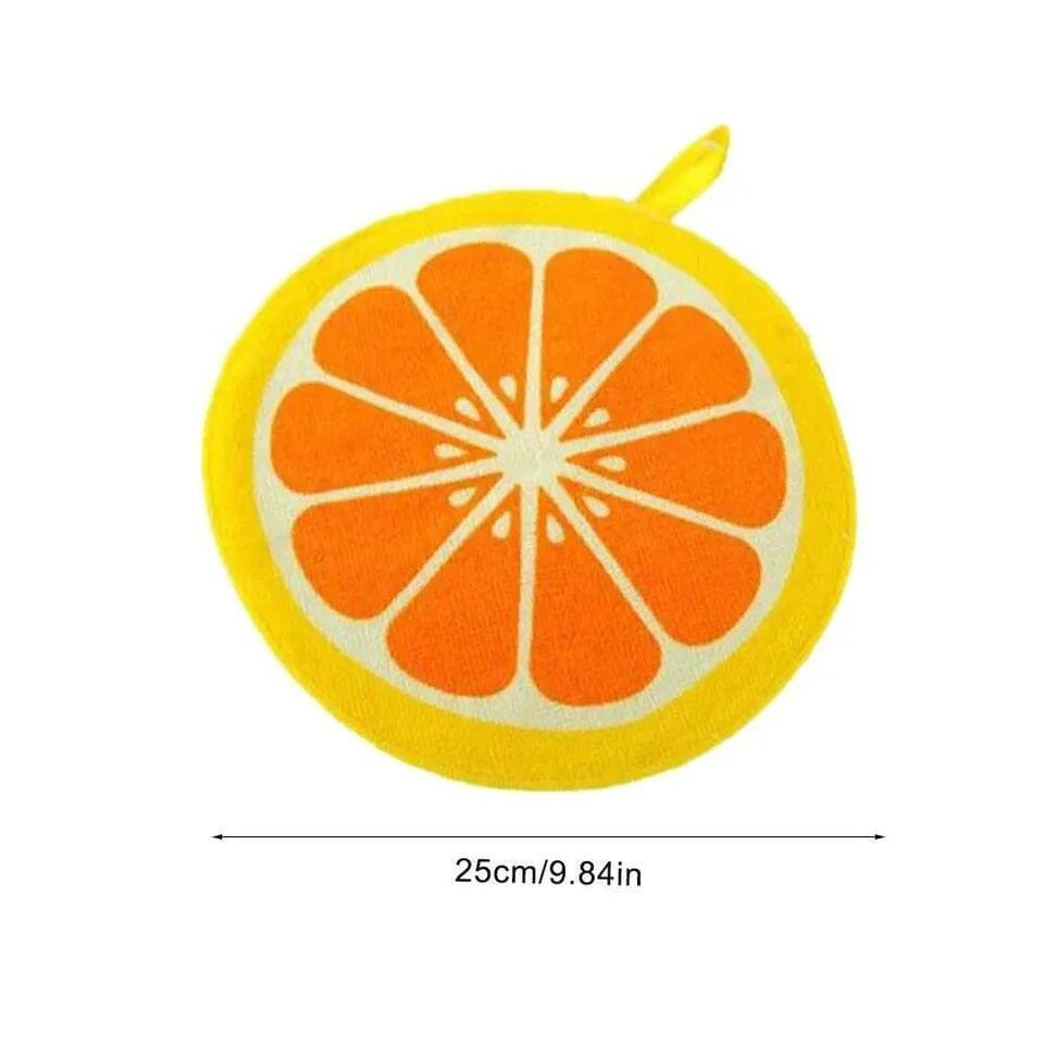 Set Of 4 Fruity Kitchen Cloth