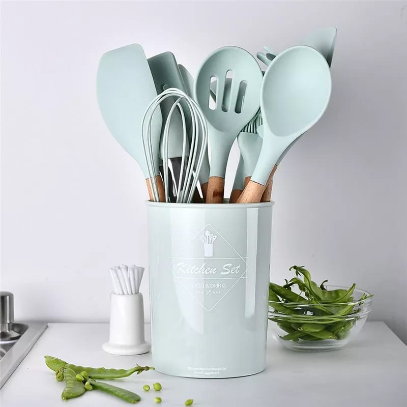 12 PCS Silicone Utensils Spoon Set