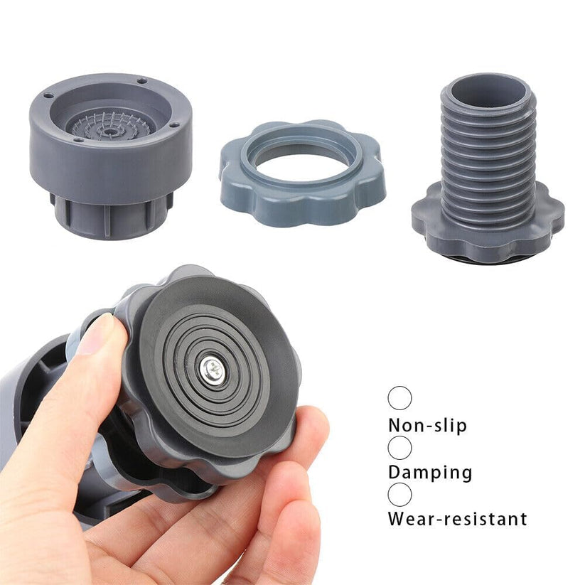 Adjustable Anti-Vibration Washing Machine Stand (Set of 4)