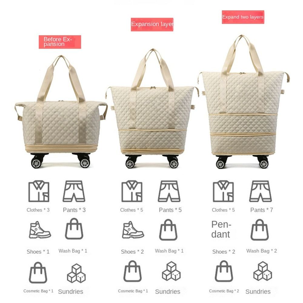 Expandable Travel Bag With Wheel