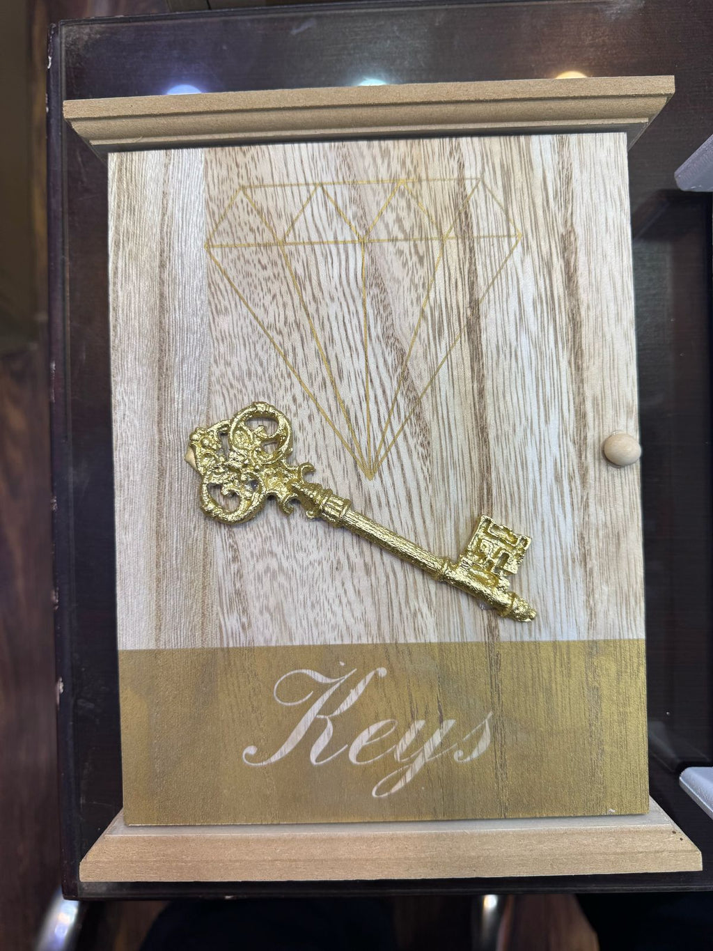 Wooden Wall Mounted Key Holder