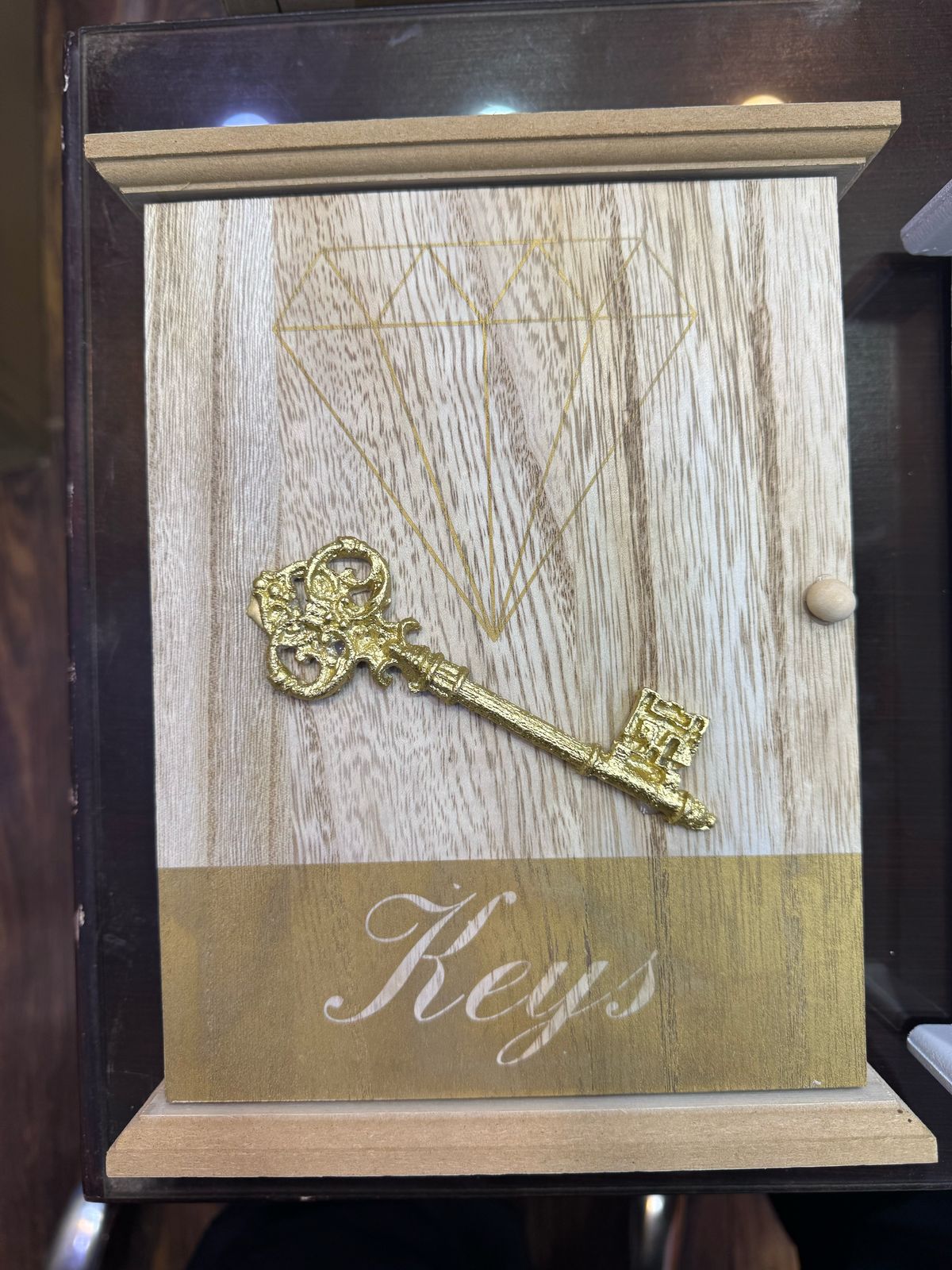 Wooden Wall Mounted Key Holder