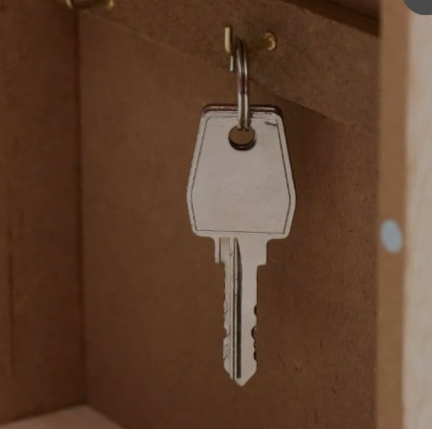Wooden Decorative Wall-Mounted Key Storage Box