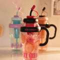Ice Cream Cup with Straw