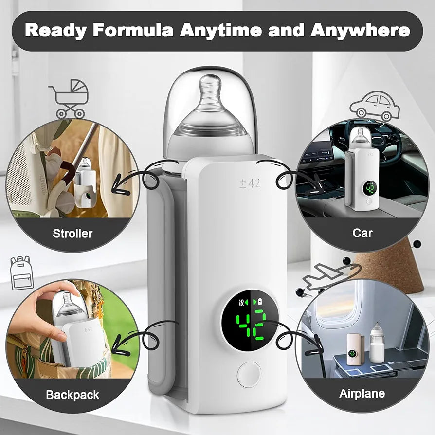 Portable Fast-Heating Bottle Warmer (Cordless)