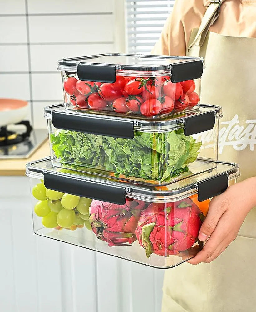 Premium Airtight Acrylic Food Storage Container Set