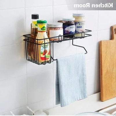 Wall-Mounted Metal Shower Caddy