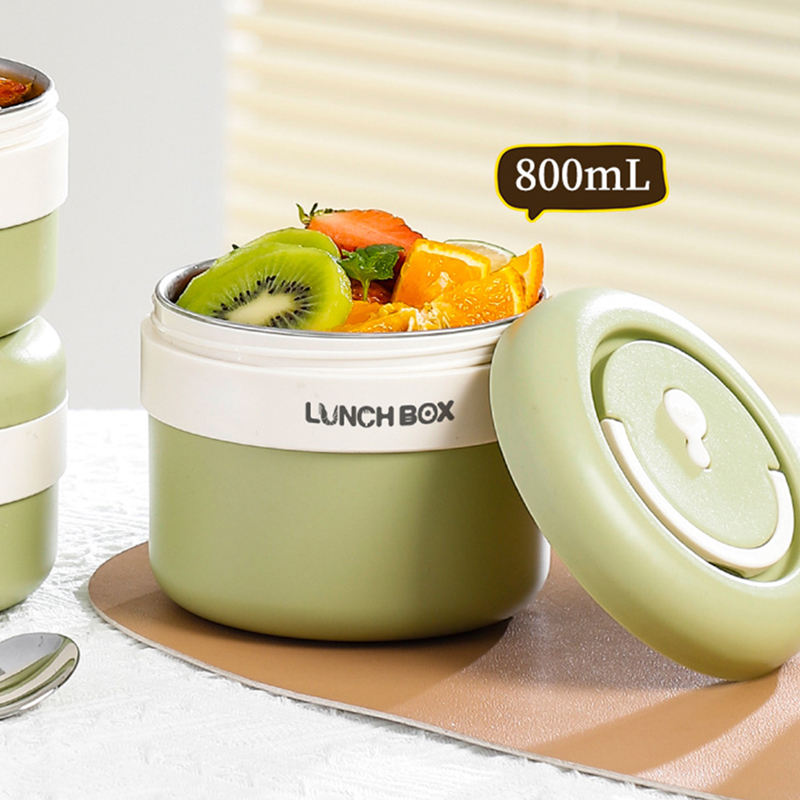 Thermal Insulated Stackable Lunch Box Set