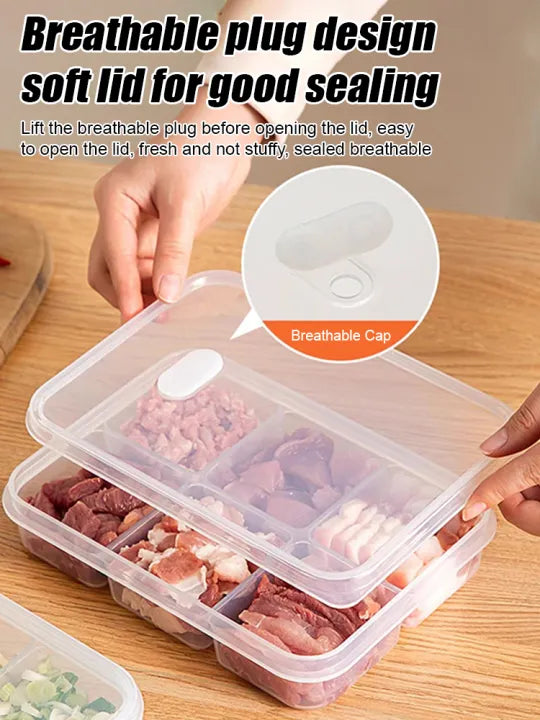 Multi-Compartment Food Storage Container (790ML)