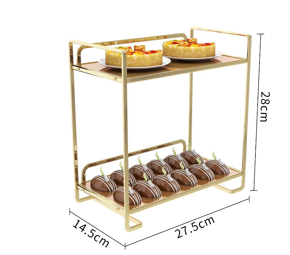 Elegant 2-Tier Multipurpose Display Rack