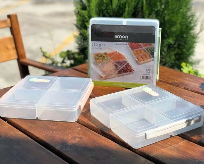 Limon 4 Section Tray 250 Gram x 4 Partition