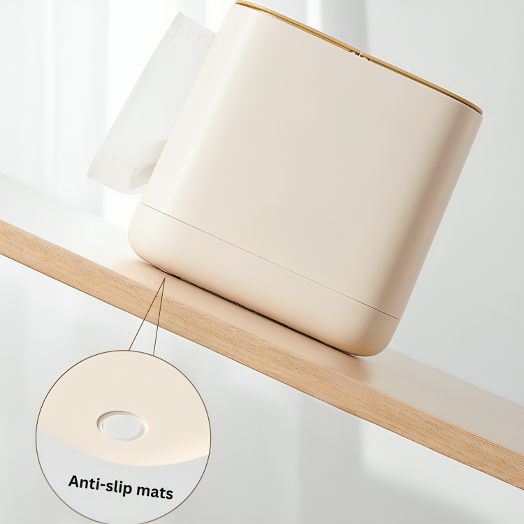Ecoco 2-in-1 Tissue Holder with Mini Trash Bin