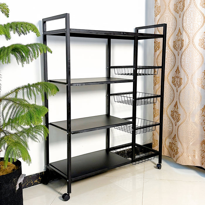 Four-layer Kitchen Basket Storage Rack