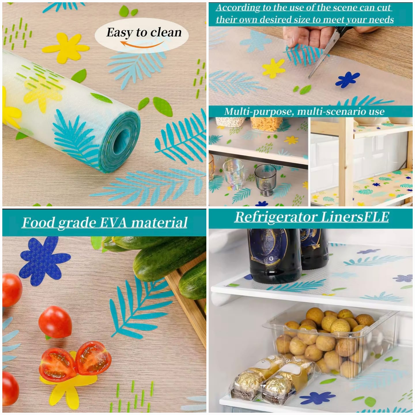 Premium Non-Adhesive Cabinet & Drawer Liner for Kitchen