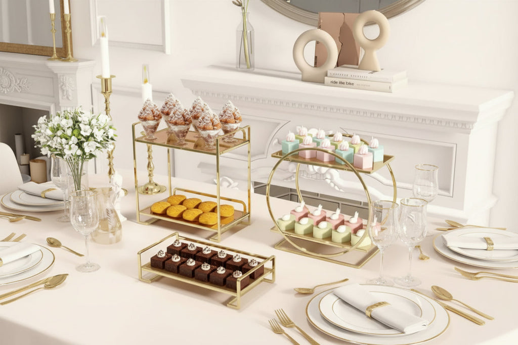 Elegant 2-Tier Multipurpose Display Rack