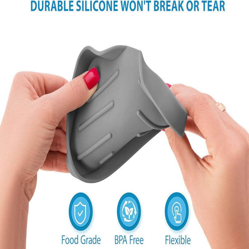 Self-Draining Silicone Soap Dish & Sink Tray