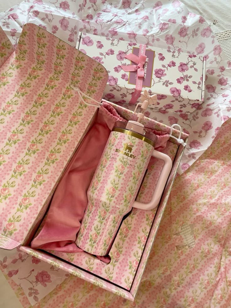 The Stanley X LoveShackFancy Quencher With Gift Box