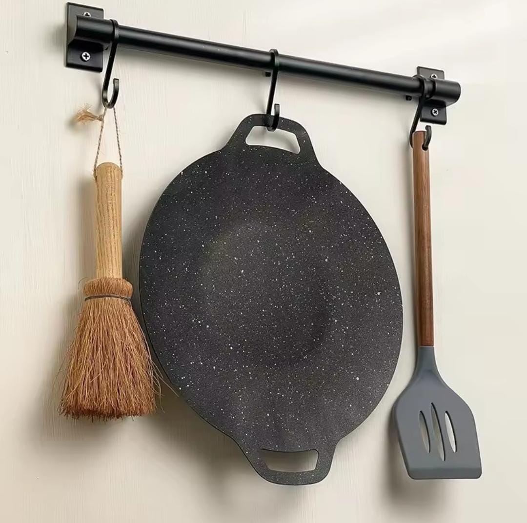 Multi-Griddle Tawa Iron Plate – Korean-Style Barbecue Grill (30cm)