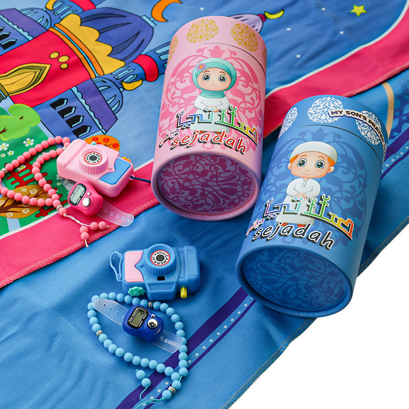 Kids’ Educational Prayer Mat Set (Sajadah)