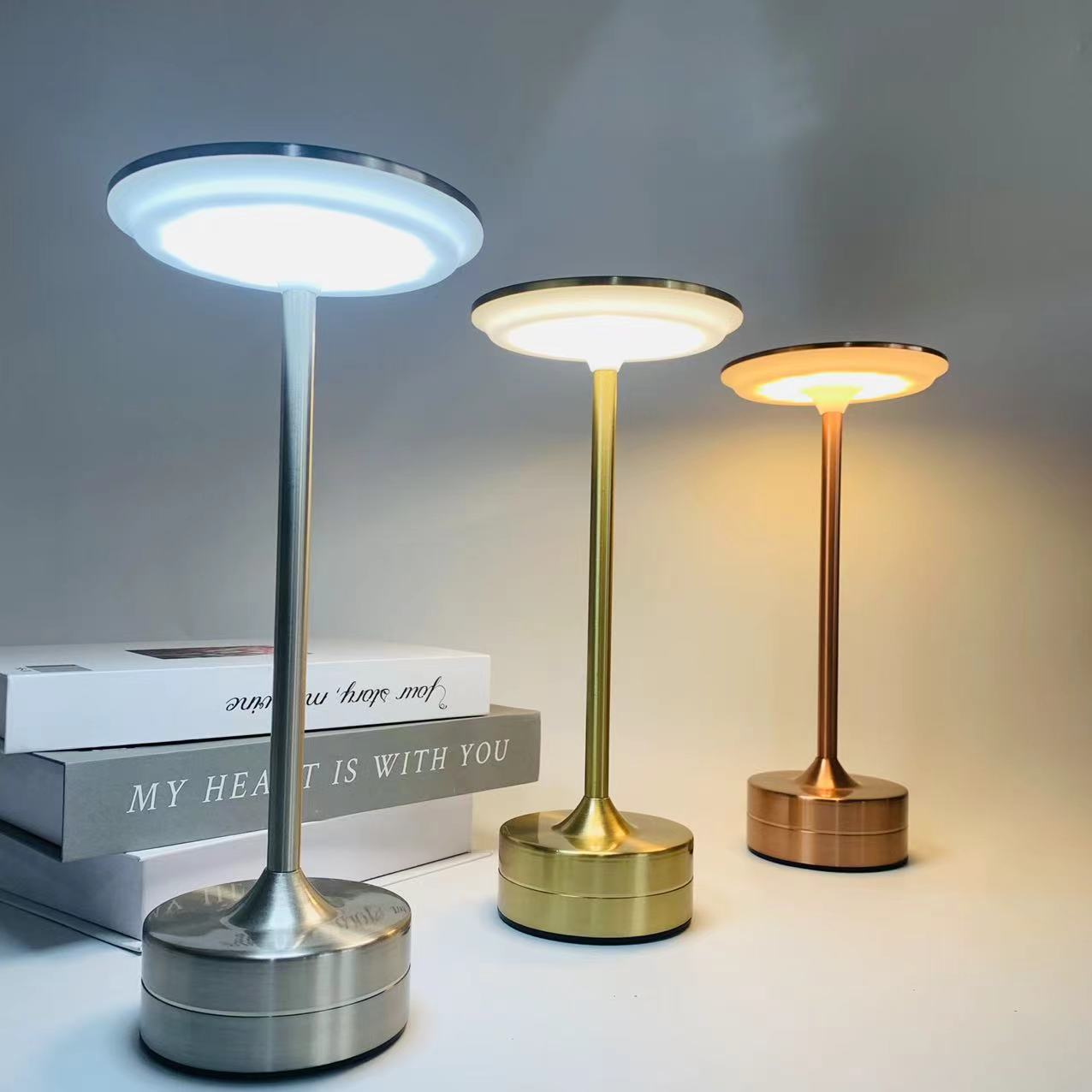 Luxury Minimalist Cordless Led Table Lamp