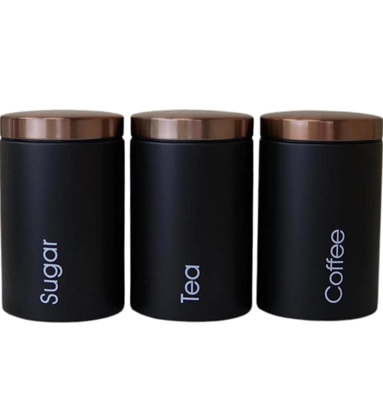 3pcs Canister Set Tea Coffee Sugar Storage  Kitchen Food Canister Jar