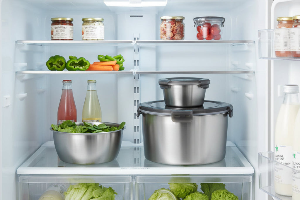 4-Piece Premium Stainless Steel Food Storage Set