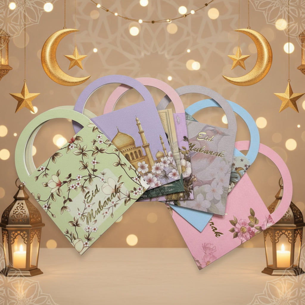 Eid Mubarak Gift Envelope Bags – Pack of 10