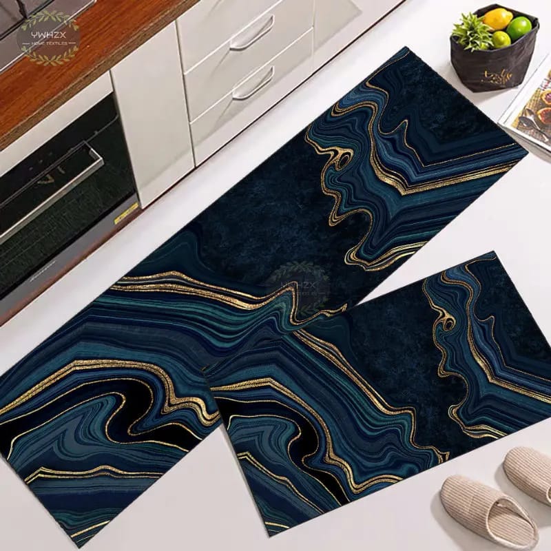 2-Piece Extra Large Runner & Mat Set – Napa Leather Finish with Anti-Slip Base
