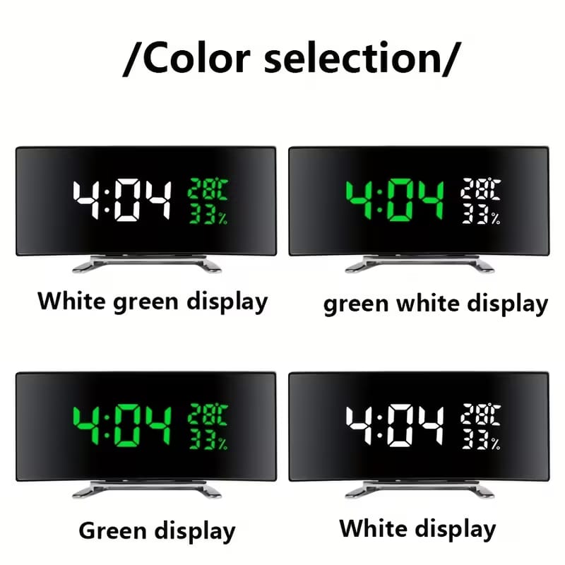 6.6-Inch Multifunctional LED Alarm Clock